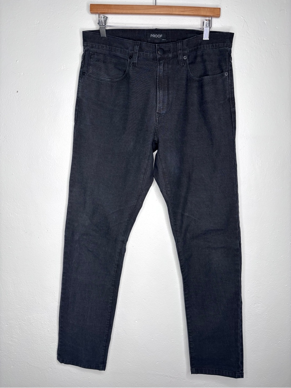 PROOF Black Workwear Rover Pant Slim Jeans Size 32x32 EUC